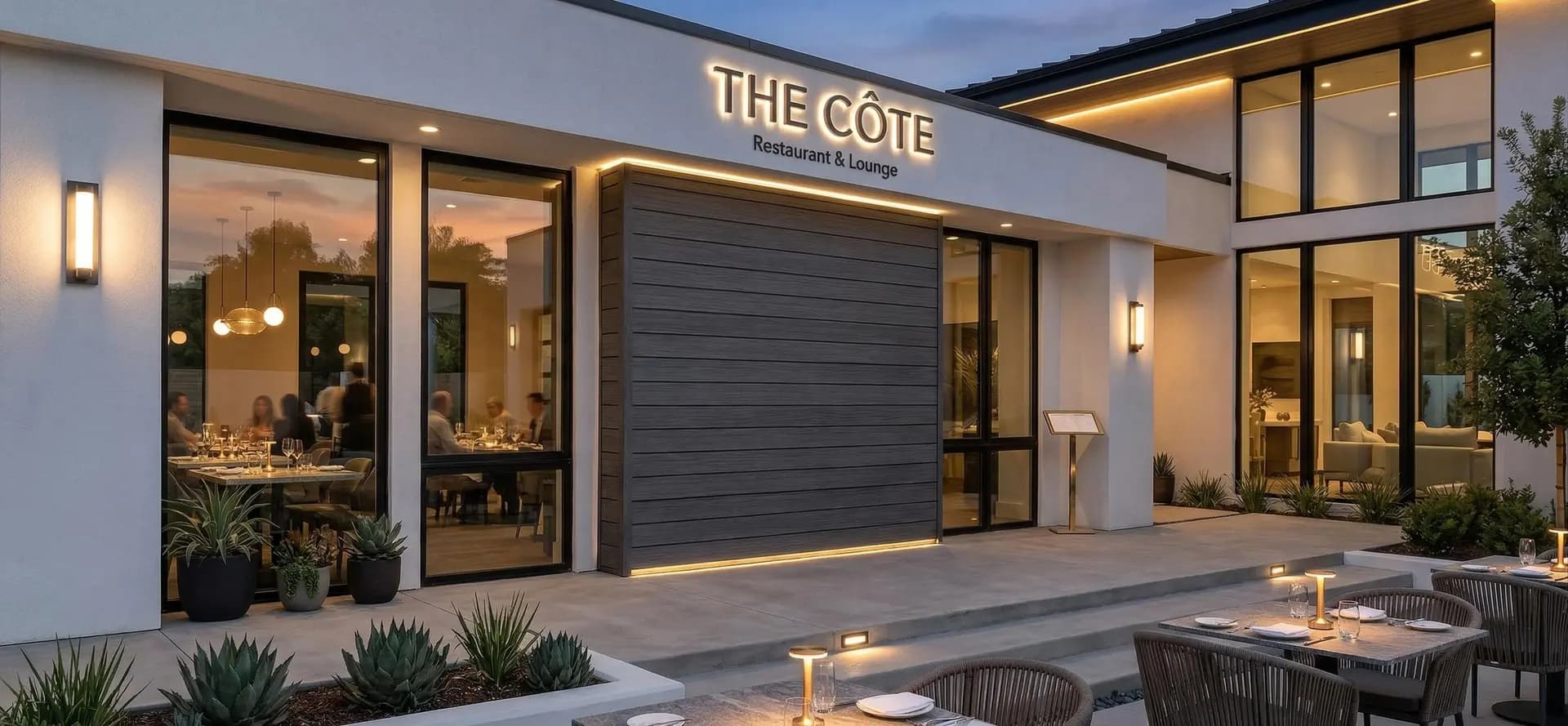 Restaurant Accent Wall